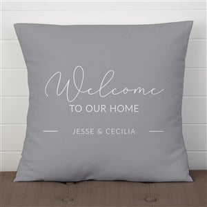 Entryway Collection Personalized 18 Throw Pillow