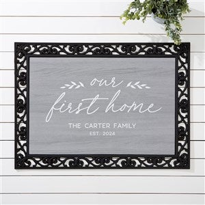 Our First Home Personalized Doormat- 18x27