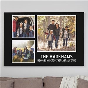 Photo Perfect 3 Personalized Photo Canvas Print - 28 x 42