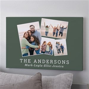 Photo Perfect Personalized 4 Photo Canvas Print - 16 x 24