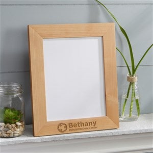 Personalized Logo Wood Frame- 8 x 10  - 40924