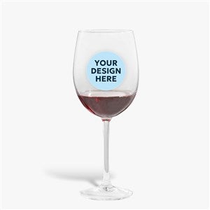 Personalized Logo Printed Red Wine Glass  - 41014