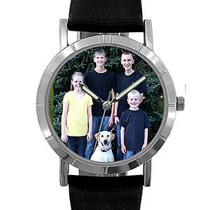 A Picture In Time Personalized Photo Quartz Watch - #4103D