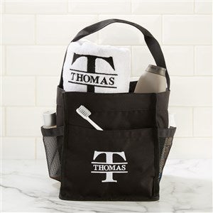 Lavish Last Name Embroidered Shower Caddy