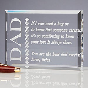 A Father Like No Other Engraved Keepsake