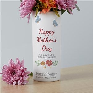 Floral Personalized White Flower Vase - Precious Moments®