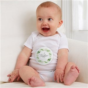 Botanical Baby Personalized Baby Month Stickers