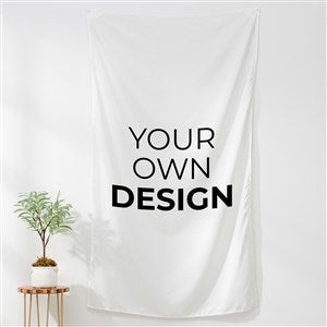Design Your Own Personalized 35x60 Wall Tapestry- White