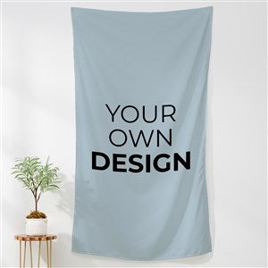 Design Your Own Personalized 35x60 Wall Tapestry- Slate Blue