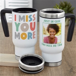 I Miss You Personalized 14 oz. Commuter Travel Mug - #41391