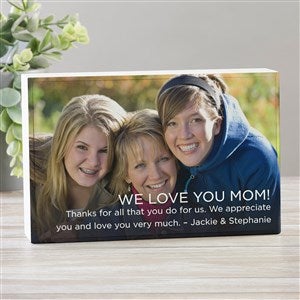 Photo Expression For Her Personalized Rectangle Shelf Blocks