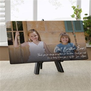 Photo Expression For Him Personalized Canvas Print - 5.5 x 11