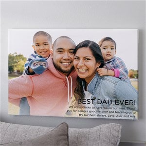 Photo Expression For Him Personalized Canvas Print  - 28 x 42