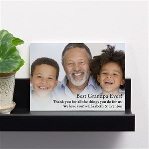Photo Expression For Him Personalized Glass Photo Prints - Horizontal 5x7