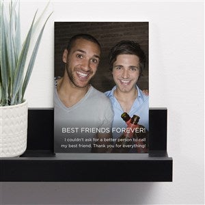 Photo Expression For Him Personalized Glass Photo Prints - Vertical 5x7