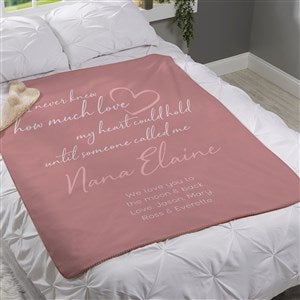 Grandparents Love Personalized 50x60 Sherpa Blanket