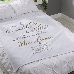 Grandparents Love Personalized 50x60 Sweatshirt Blanket