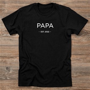 Grandpa Established Personalized Hanes® ComfortWash? Adult T-Shirt