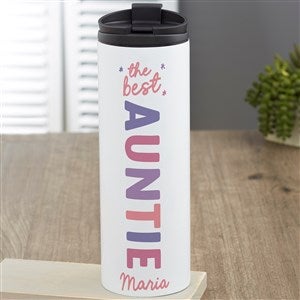 The Best Auntie Personalized 16 oz. Travel Tumbler   - 41490