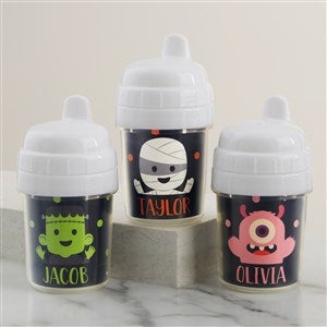 Trick or Treat Halloween Characters Personalized Baby Sippy Cup