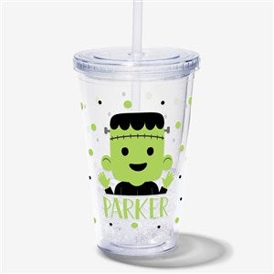 Trick or Treat Halloween Characters Personalized 17 oz. Insulated Acrylic Tumbler  - 41510