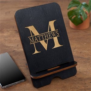 Namely Yours Personalized Wooden Phone Stand - Black