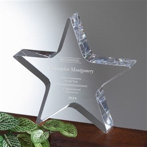 Performing with Excellence Personalized Star Award