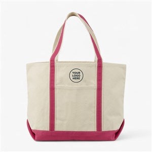 Embroidered Logo Weekender Tote - Pink - 41630