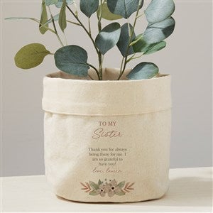 Sister’s Garden Canvas Planter
