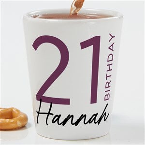 Birthday Bash Personalized Shot Glass - 41777