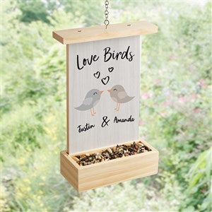 Personalized Bird Feeder - Love Birds