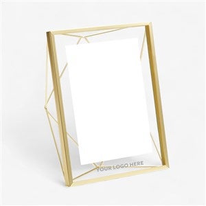 Personalized Logo Gold Prism Photo Frame - 42090