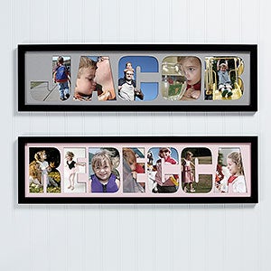 Personalized Photo Name Collage Frame - 4250