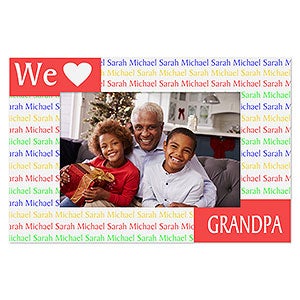 Magnet Personalized Picture Frame - Our Loving Hearts