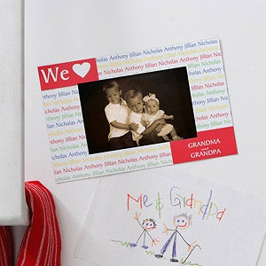 Our Loving Hearts Personalized Magnet