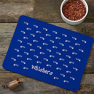 Personalized Cat Food Mat - Kitty Kitchen