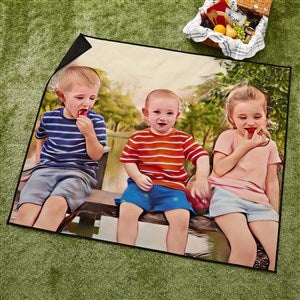 Cartoon Yourself Personalized Picnic Blanket