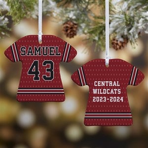 2-Sided Sports Jersey Personalized T-Shirt Ornament