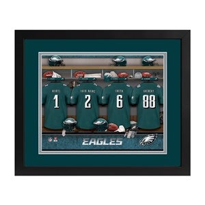 Philadelphia Eagles NFL Personalized Locker Room Print