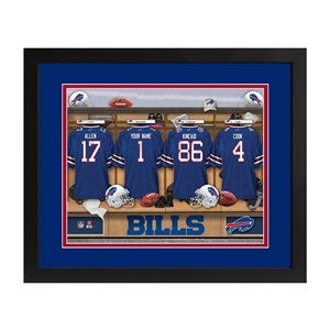 Buffalo Bills NFL Personalized Locker Room Print