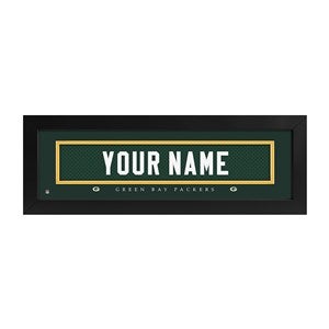 Green Bay Packers NFL Personalized Name Jersey Print