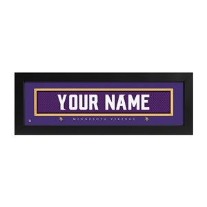 Minnesota Vikings NFL Personalized Name Jersey Print