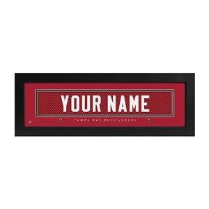 Tampa Bay Buccaneers NFL Personalized Name Jersey Print