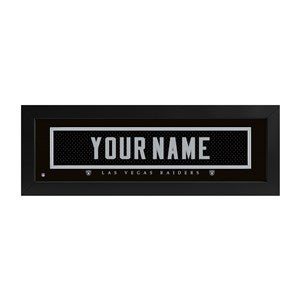 Las Vegas Raiders NFL Personalized Name Jersey Print