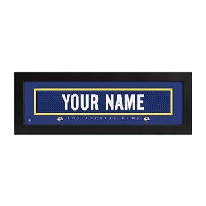 Los Angeles Rams NFL Personalized Name Jersey Print