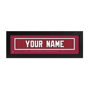 Arizona Cardinals NFL Personalized Name Jersey Print