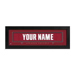 Atlanta Falcons NFL Personalized Name Jersey Print