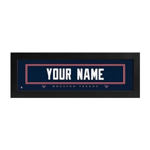 Houston Texans NFL Personalized Name Jersey Print