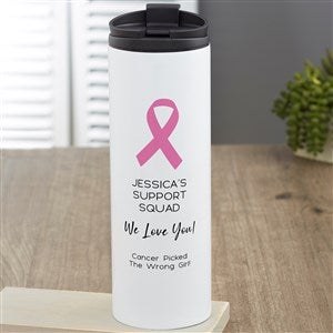 Choose Your Awareness Ribbon Personalized 16 oz. Travel Tumbler