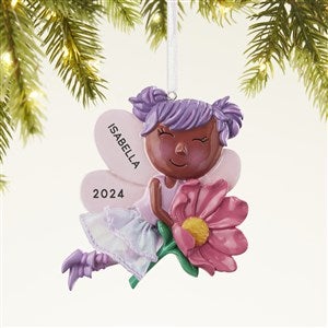 Fairy Personalized Ornament - Dark Skin Tone